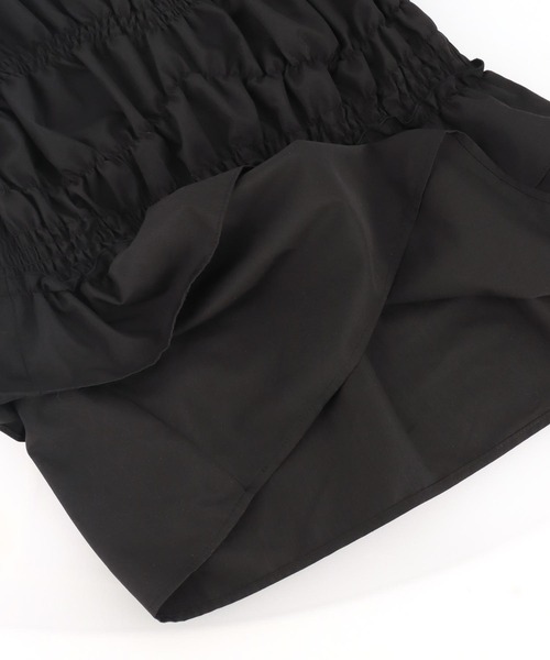 ANAP（アナップ）の「ブロード シャーリング ブラウス（シャツ/ブラウス・レディース・ブラック/オフホワイト/ブルー・FREE）」の21枚目の写真