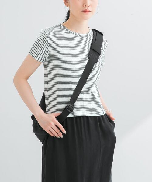 MILLER(ミラー)の「『別注』Miller×URBAN RESEARCH Prib Tiny T-SHIRTS(Tシャツ/カットソー・レディース・アイボリー/ブラック系その他/ブルー系その他・FREE)」の6枚目の写真