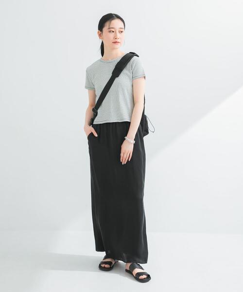 MILLER(ミラー)の「『別注』Miller×URBAN RESEARCH Prib Tiny T-SHIRTS(Tシャツ/カットソー・レディース・アイボリー/ブラック系その他/ブルー系その他・FREE)」の8枚目の写真