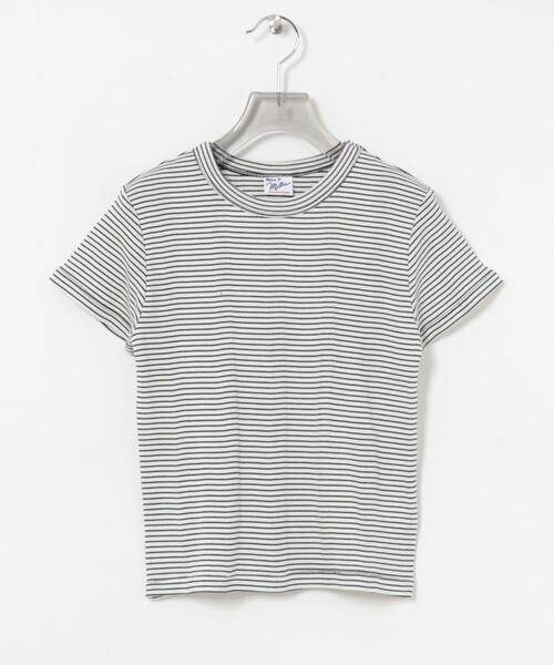 MILLER(ミラー)の「『別注』Miller×URBAN RESEARCH Prib Tiny T-SHIRTS(Tシャツ/カットソー・レディース・アイボリー/ブラック系その他/ブルー系その他・FREE)」の11枚目の写真