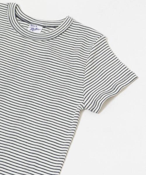 MILLER(ミラー)の「『別注』Miller×URBAN RESEARCH Prib Tiny T-SHIRTS(Tシャツ/カットソー・レディース・アイボリー/ブラック系その他/ブルー系その他・FREE)」の12枚目の写真