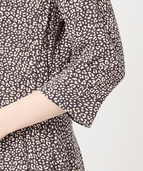 journal standard L'essage（ジャーナルスタンダードレサージュ）の「《追加》《別注》【LUSANA / ルサーナ】CARL MAXI DRESS：ワンピース（ワンピース・レディース・オートミール/ブラック系その他・SMALL）」の14枚目の写真