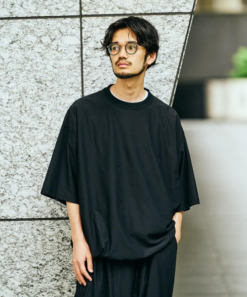 SUNNY  SPORTS（サニースポーツ）の「SUNNY SPORTS / サニースポーツ DRAWSTRING BIGGEST CREW TEE Primeflex ドローストリングTシャツ ビッグシルエット プライムフレックス（Tシャツ/カットソー・メンズ・ホワイト/ブラウン/ブラック/オリーブ・LARGE/MEDIUM）」の17枚目の写真