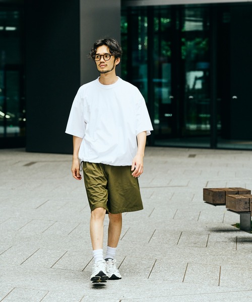 SUNNY  SPORTS（サニースポーツ）の「SUNNY SPORTS / サニースポーツ DRAWSTRING BIGGEST CREW TEE Primeflex ドローストリングTシャツ ビッグシルエット プライムフレックス（Tシャツ/カットソー・メンズ・ホワイト/ブラウン/ブラック/オリーブ・LARGE/MEDIUM）」の21枚目の写真