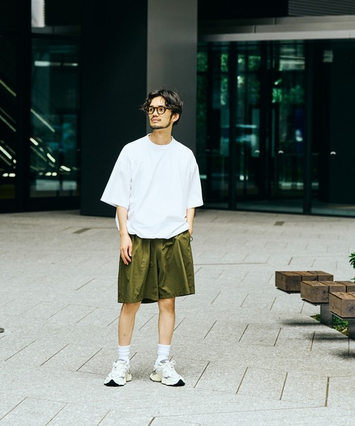 SUNNY  SPORTS（サニースポーツ）の「SUNNY SPORTS / サニースポーツ DRAWSTRING BIGGEST CREW TEE Primeflex ドローストリングTシャツ ビッグシルエット プライムフレックス（Tシャツ/カットソー・メンズ・ホワイト/ブラウン/ブラック/オリーブ・LARGE/MEDIUM）」の19枚目の写真