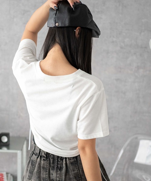 WEGO(ウィゴー)の「WEGO/グラフィックストッパードロストショートT(Tシャツ/カットソー・レディース・ブラック/ホワイト・FREE)」の9枚目の写真