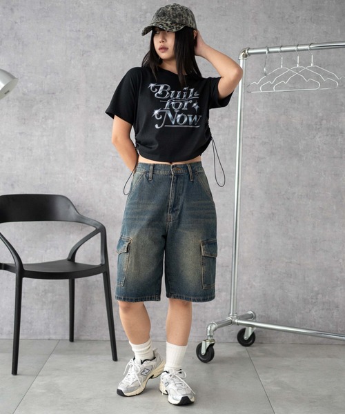 WEGO(ウィゴー)の「WEGO/グラフィックストッパードロストショートT(Tシャツ/カットソー・レディース・ブラック/ホワイト・FREE)」の14枚目の写真