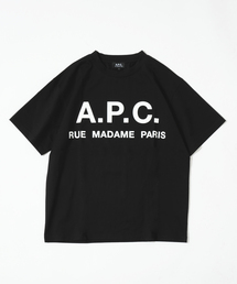 【未使用新品】A.P.C. 黒 Tシャツ ポケット付き A.P.C. アーペーセー 刺繍入りポケット付Tシャツ｜BORN FREE