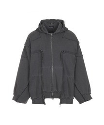 サージェリー ジップパーカー SURGERY】surgery remake over pigment hood jacket | OUR BRAND