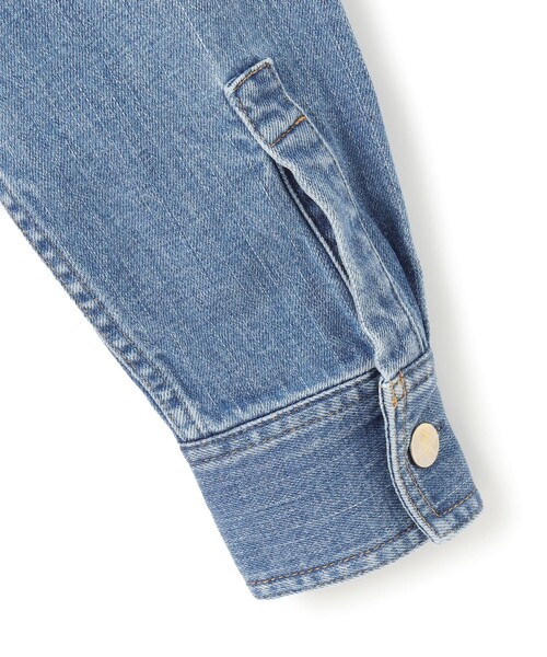 RED CARD TOKYO（レッドカード）の「【見上愛さん着用/RED CARD TOKYO×23区】クロップド デニム ジャケット（デニムジャケット・レディース・ターコイズブルー系/ダルブルー系・40/38）」の13枚目の写真