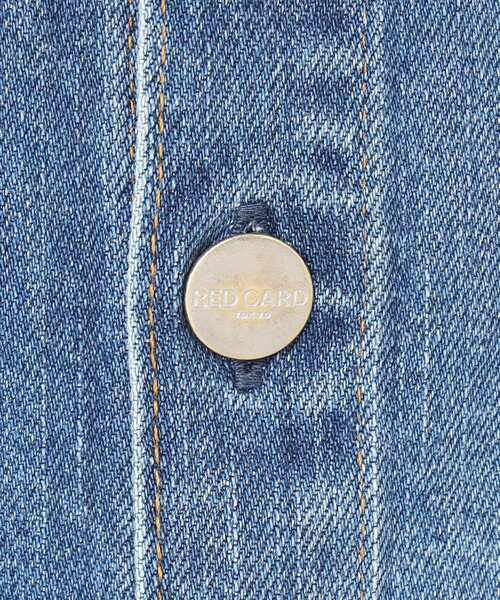 RED CARD TOKYO（レッドカード）の「【見上愛さん着用/RED CARD TOKYO×23区】クロップド デニム ジャケット（デニムジャケット・レディース・ターコイズブルー系/ダルブルー系・40/38）」の15枚目の写真