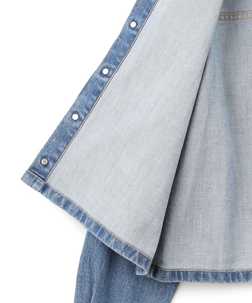 RED CARD TOKYO（レッドカード）の「【見上愛さん着用/RED CARD TOKYO×23区】クロップド デニム ジャケット（デニムジャケット・レディース・ターコイズブルー系/ダルブルー系・40/38）」の18枚目の写真