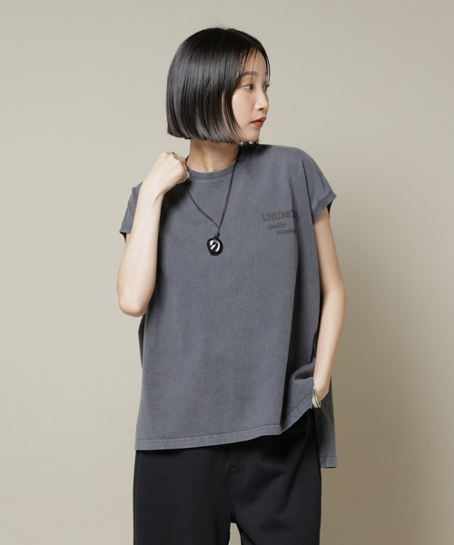 upper hights/BIG NO SLEEVE TEE（Tシャツ/カットソー