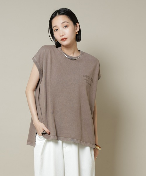 アッパーハイツ COLLEGE スウェット Tシャツ 半袖 カーキ upper hights（アッパーハイツ）｜BIG WIDE TEEアイテムの詳細