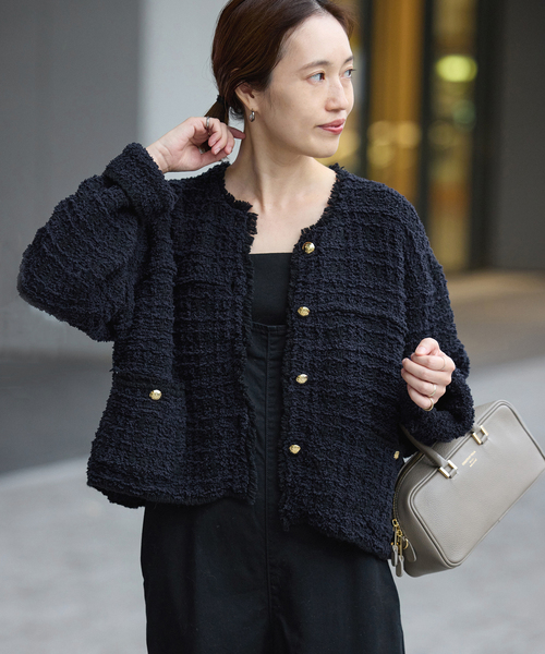 セール】ニットジャケット（その他アウター）｜SLOBE IENA