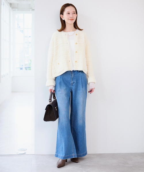 セール】ニットジャケット（その他アウター）｜SLOBE IENA