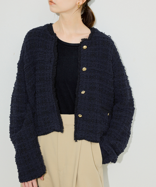 セール】ニットジャケット（その他アウター）｜SLOBE IENA