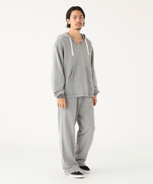 HELLY HANSEN（ヘリーハンセン）の「【別注】HELLY HANSEN / ライト スウェット パーカー（パーカー・メンズ・チャコールグレー・SMALL/MEDIUM/LARGE/X-LARGE）」の3枚目の写真