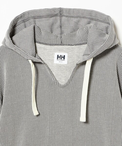 HELLY HANSEN（ヘリーハンセン）の「【別注】HELLY HANSEN / ライト スウェット パーカー（パーカー・メンズ・チャコールグレー・SMALL/MEDIUM/LARGE/X-LARGE）」の8枚目の写真