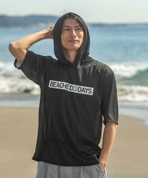 BEACHED DAYS（ビーチドデイズ）の「【BEACHED DAYS/ビーチドデイズ】SURF  MESH HOODIE　ラッシュガード　COOLMAX　速乾性　メッシュフーディー　パーカー（ラッシュガード）」