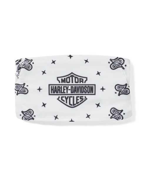 Harley-Davidson(ハーレーダビッドソン)の「バー&シールドヘッドバンド(バンダナ/スカーフ・メンズ・ホワイト系その他・FREE)」の1枚目の写真