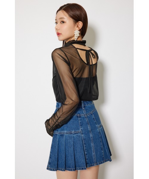 リボントップス-Rirandtire 2025年4月購入 2025AW】オフショルニットトップス 秋服 冬服（ニット/セーター