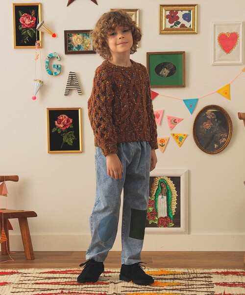 トップス BEAUTY&YOUTH LOGAN knitting mills 別注】LOGAN Knitting Mills / Candy ニット2025FW（100～150cm