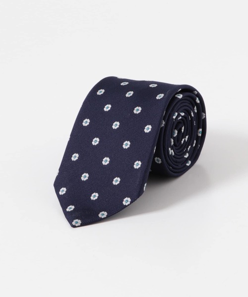 URBAN RESEARCH DOORS（アーバンリサーチドアーズ）の「LIFE STYLE TAILOR　25AW国内タイ小紋1（ネクタイ・メンズ・ネイビー/グリーン/ベージュ・-）」の4枚目の写真