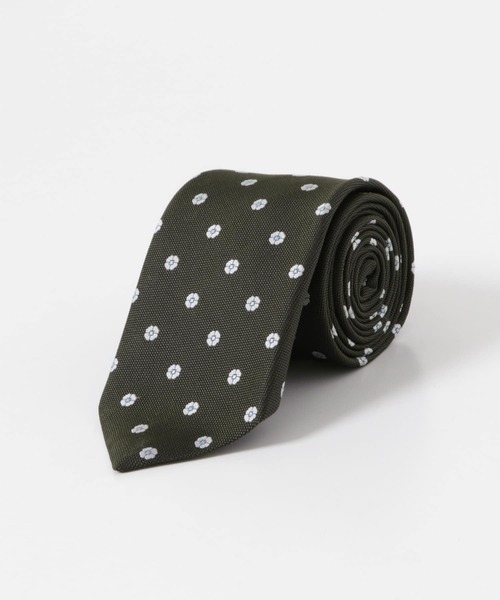 URBAN RESEARCH DOORS（アーバンリサーチドアーズ）の「LIFE STYLE TAILOR　25AW国内タイ小紋1（ネクタイ・メンズ・ネイビー/グリーン/ベージュ・-）」の5枚目の写真
