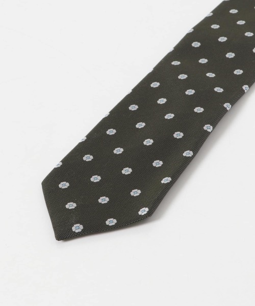 URBAN RESEARCH DOORS（アーバンリサーチドアーズ）の「LIFE STYLE TAILOR　25AW国内タイ小紋1（ネクタイ・メンズ・ネイビー/グリーン/ベージュ・-）」の9枚目の写真