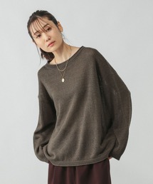 GLOBAL WORK | ペーパーヤーンドルマンプルオーバー/577961(ニット/セーター)