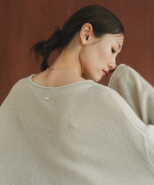 セール】ペーパーヤーンドルマンプルオーバー/577961（ニット/セーター