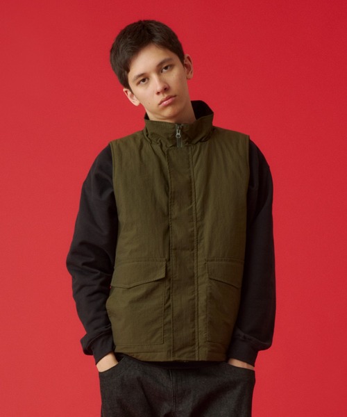 KAVU(カブー)の「KAVU/カブー Green wood Vest/グリーンウッドベスト(ベスト・メンズ・カーキ/ブラック/サンドベージュ・MEDIUM/LARGE/X-LARGE)」の3枚目の写真