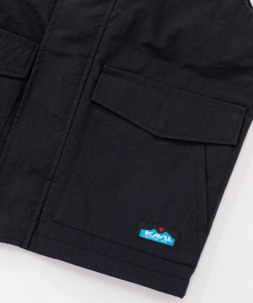 KAVU(カブー)の「KAVU/カブー Green wood Vest/グリーンウッドベスト(ベスト・メンズ・カーキ/ブラック/サンドベージュ・MEDIUM/LARGE/X-LARGE)」の8枚目の写真
