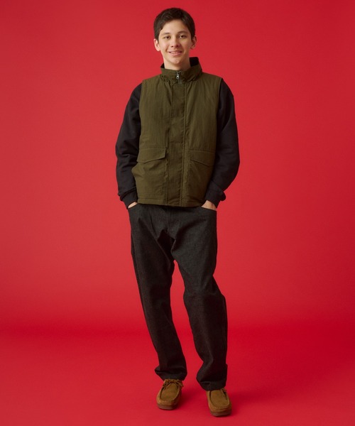 KAVU(カブー)の「KAVU/カブー Green wood Vest/グリーンウッドベスト(ベスト・メンズ・カーキ/ブラック/サンドベージュ・MEDIUM/LARGE/X-LARGE)」の14枚目の写真