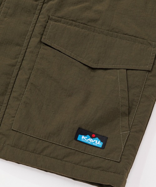 KAVU(カブー)の「KAVU/カブー Green wood Vest/グリーンウッドベスト(ベスト・メンズ・カーキ/ブラック/サンドベージュ・MEDIUM/LARGE/X-LARGE)」の18枚目の写真
