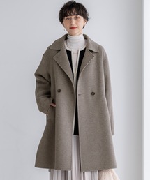 滝沢眞規子さん着用】ウールカシミヤビーバー チェスター コート