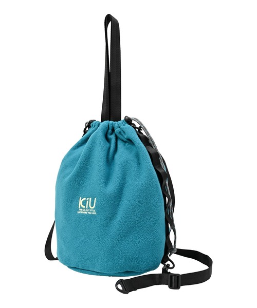 KiU(キウ)の「フリースドローストリングバッグ L(ショルダーバッグ・レディース・ターコイズブルー/マジェンタ/ライトイエロー・FREE)」の13枚目の写真