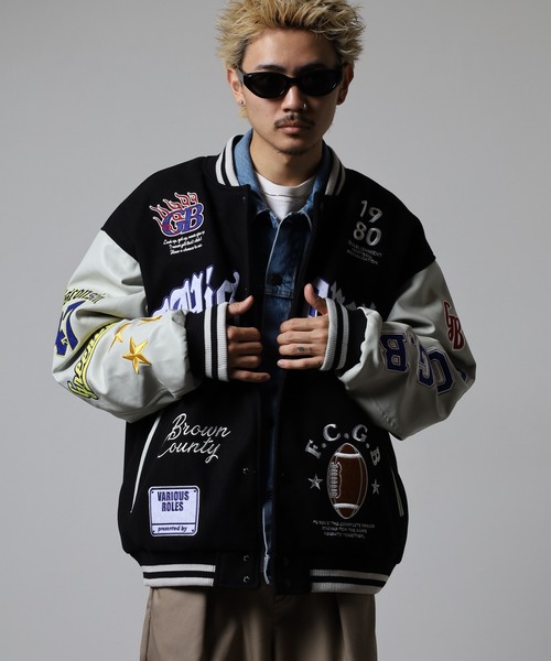 ◆STORM◆ ストーム スタジアムジャンパー Lサイズ セール】JUNGLESTOTM スタジャン（スタジャン）｜JUNGLE STORM