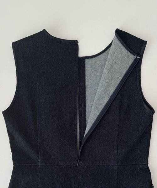 CANAL JEAN（キャナルジーン）の「デニムワンピース（ワンピース・レディース・ネイビー・マルチサイズ）」の16枚目の写真