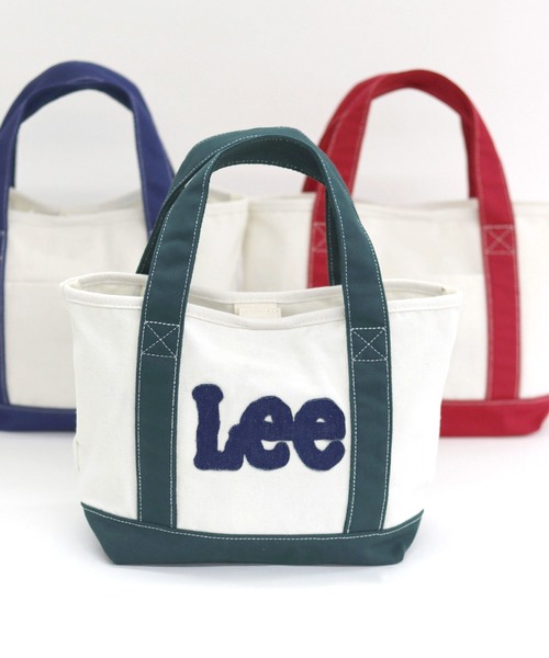 Lee(リー)の「Lee(リー)パッチワークロゴキャンバスミニトート レディース メンズ ユニセックス(トートバッグ・レディース・ホワイト系その他/ホワイト系その他2/ホワイト系その他3/ホワイト×レッド/ホワイト×グリーン/ホワイト×ブルー/ホワイト×ブラック・FREE)」の3枚目の写真