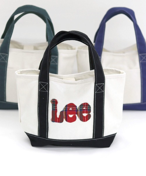 Lee(リー)の「Lee(リー)パッチワークロゴキャンバスミニトート レディース メンズ ユニセックス(トートバッグ・レディース・ホワイト系その他/ホワイト系その他2/ホワイト系その他3/ホワイト×レッド/ホワイト×グリーン/ホワイト×ブルー/ホワイト×ブラック・FREE)」の6枚目の写真