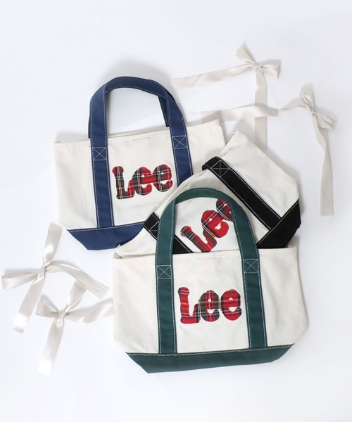 Lee（リー）パッチワークロゴキャンバスミニトート レディース メンズ