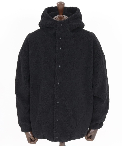 mj10978-Boa Quilt Hoodie ボアキルティングブルゾン(AG05-005acf