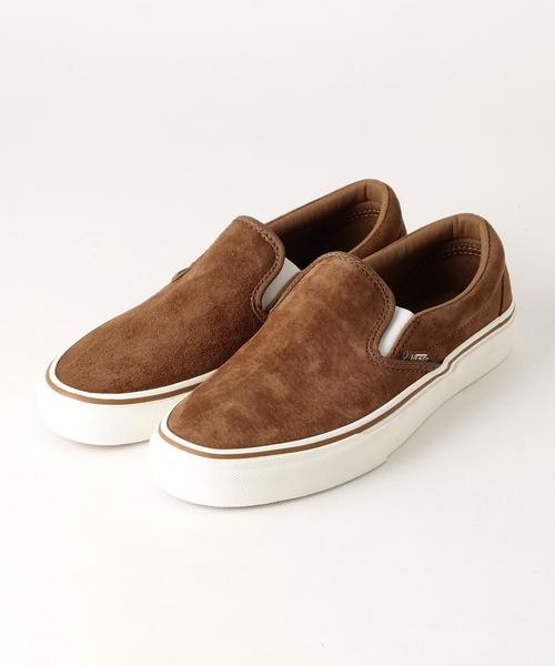 VANS（バンズ）の「＜VANS（バンズ）＞ SUEDE SLIP ON スニーカー MD 