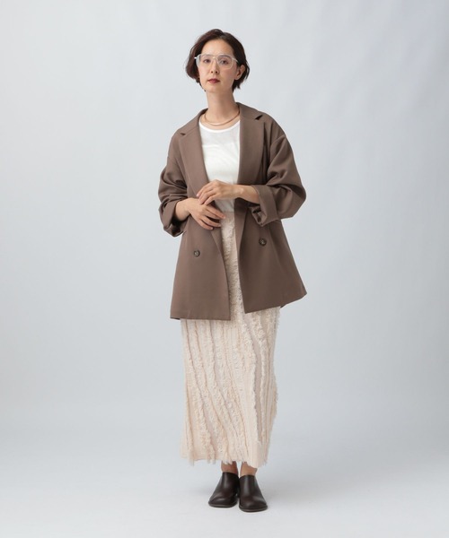 7ゲージフリンジニットスカート 581686（スカート）｜LEPSIM