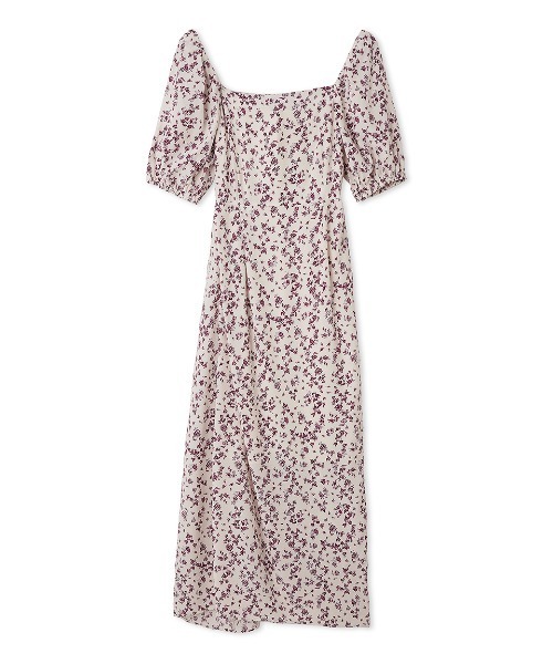 00サイズ】スクエアネックプリントワンピース（ワンピース）｜FRAY I.D