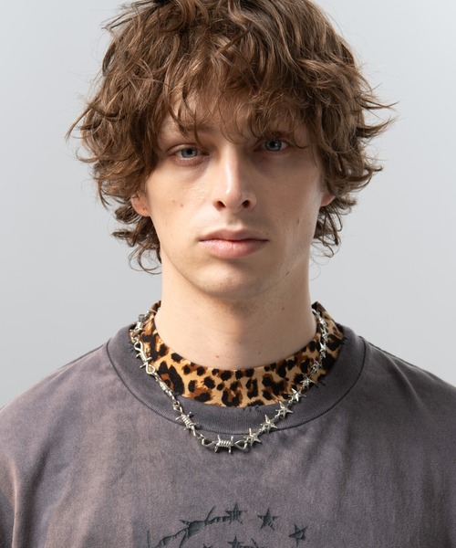 glamb(グラム)の「Spiky Wallet Chain Necklace / スパイキーウォレットチェーンネックレス(ネックレス・メンズ・シルバー・FREE)」の2枚目の写真