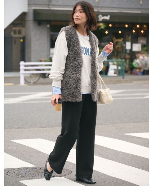 セール】【WEB限定】＜at ease＞ロゴ スウェット プルオーバー