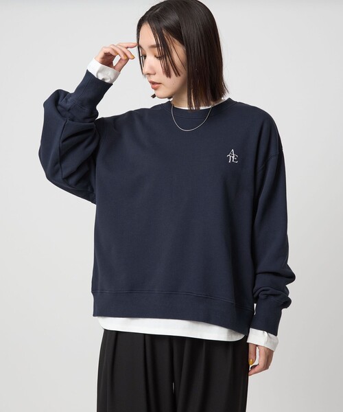セール】【WEB限定】＜at ease＞ロゴ スウェット プルオーバー